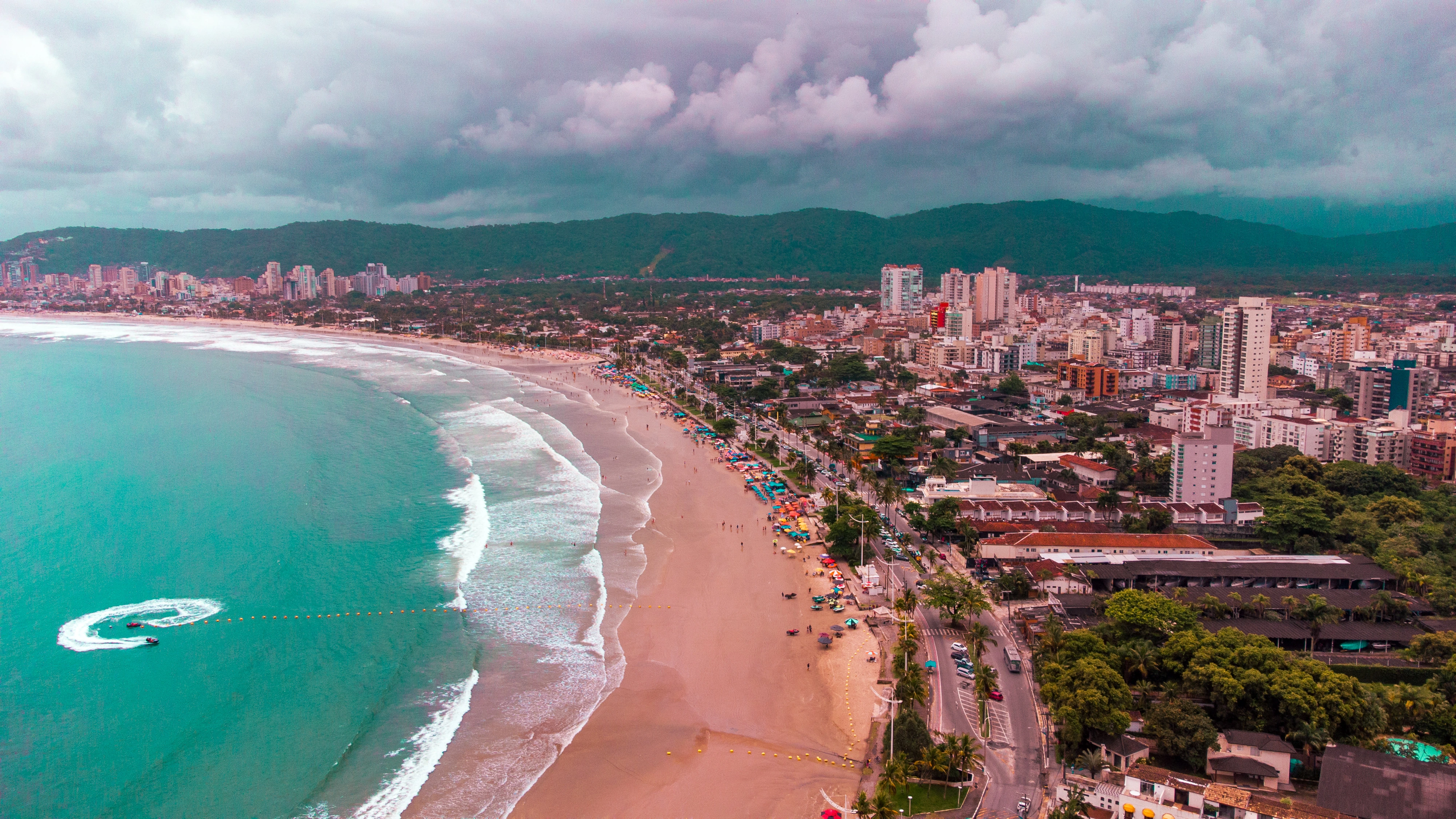 Praia da enseada Guarujá - DJI Mini 2 Pro
